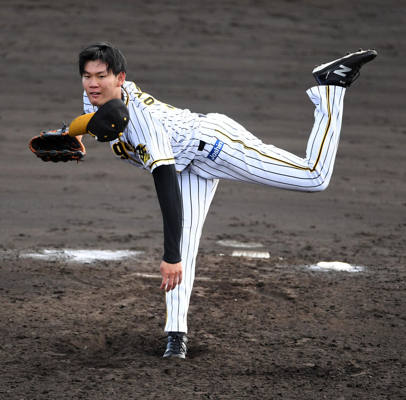 フェニックス・リーグ阪神対西武　阪神先発の及川雅貴は西武打線を7回1失点に抑える（撮影・前岡正明）