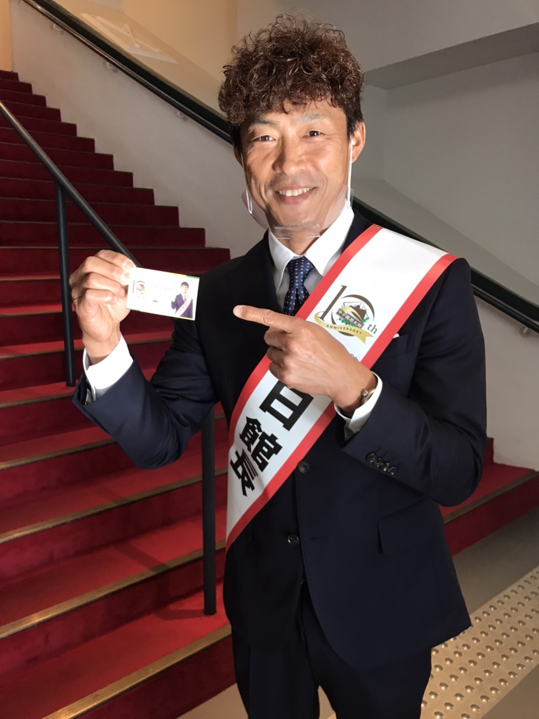甲子園歴史館の1日館長に就任した桧山進次郎氏