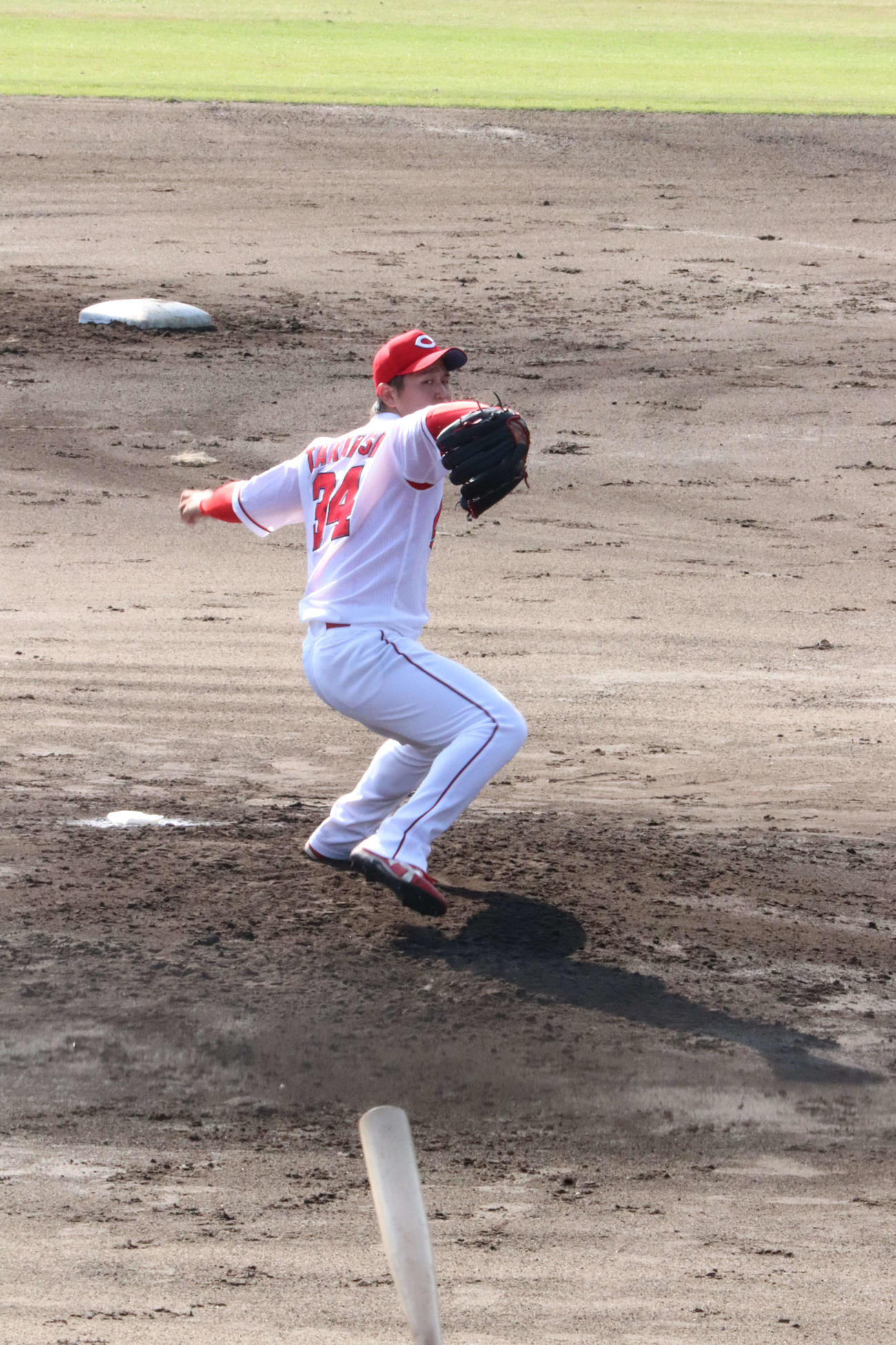 「みやざきフェニックスリーグ」日本ハム戦で先発した広島高橋昂也投手（撮影・前原淳）