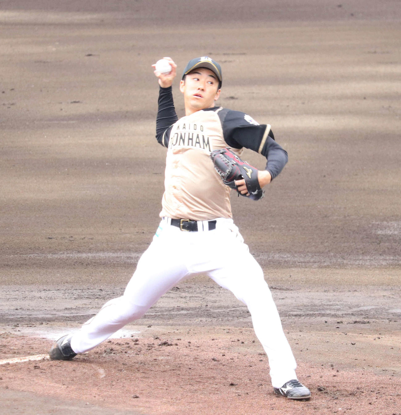 日本ハム斎藤佑（2020年3月4日撮影）