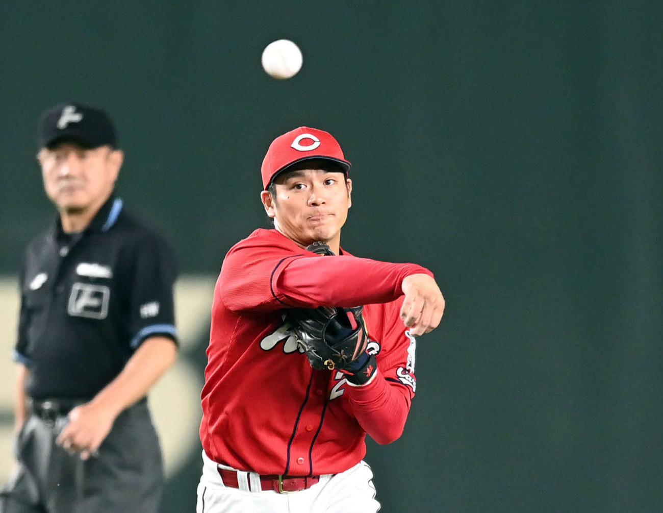 広島田中広輔（2020年10月14日撮影）