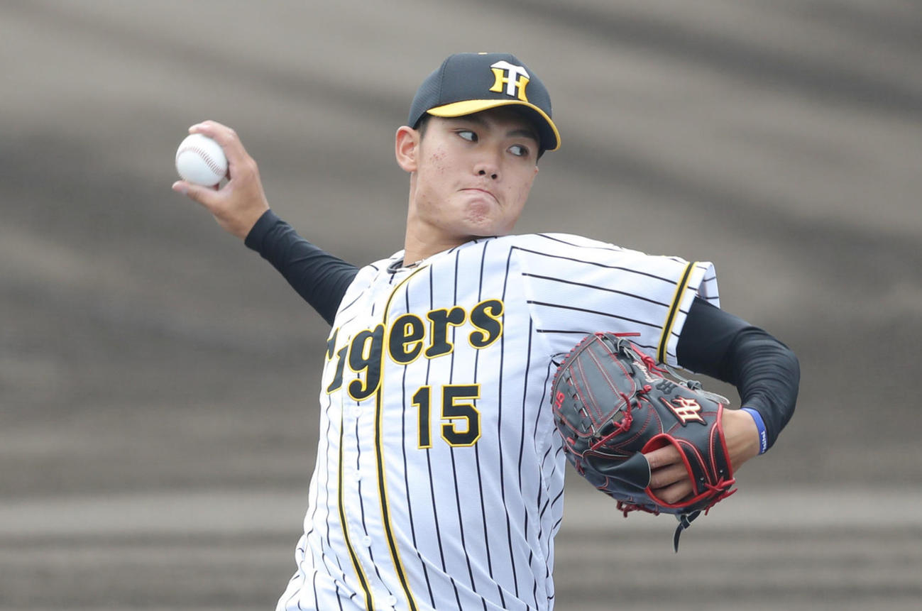 阪神西純矢（2020年10月18日撮影）