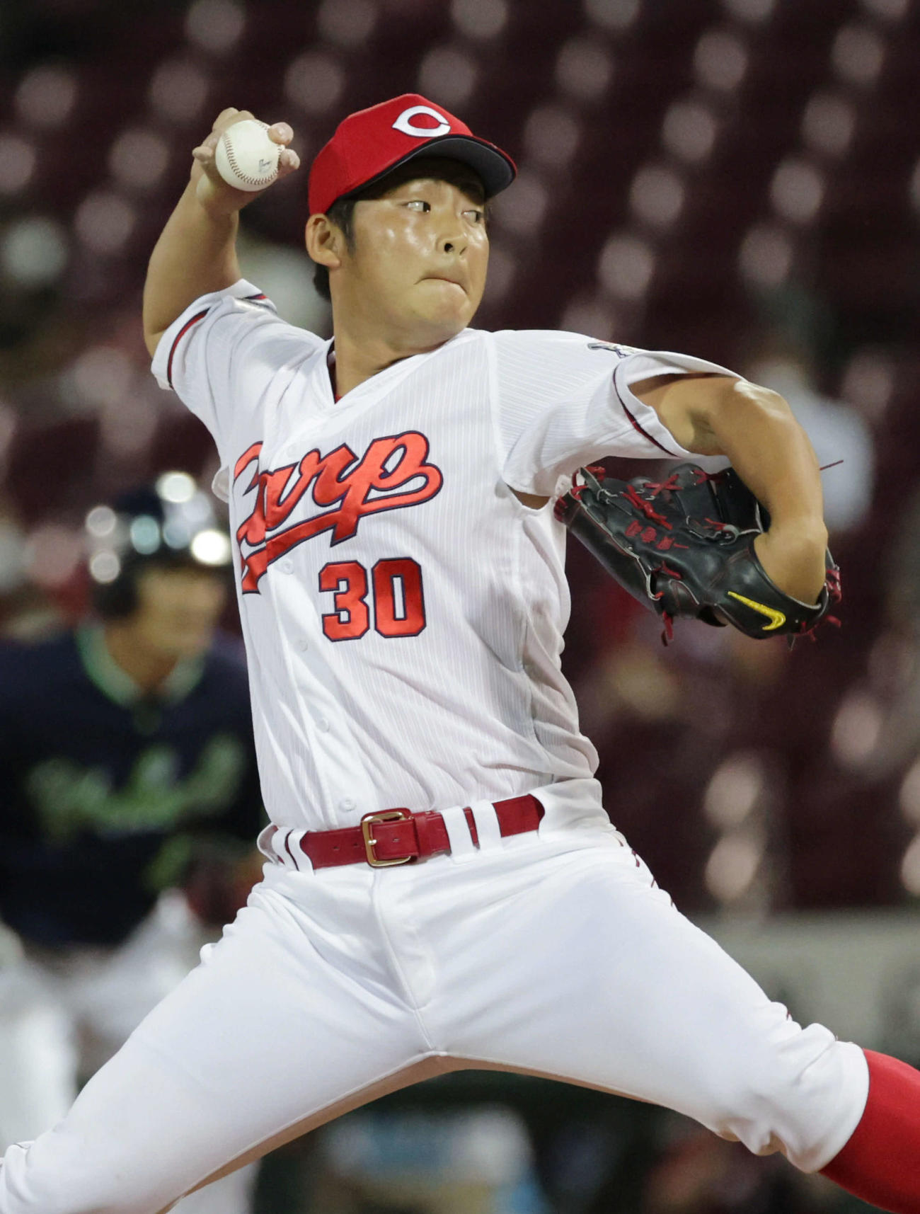 広島一岡竜司（2020年7月17日撮影）