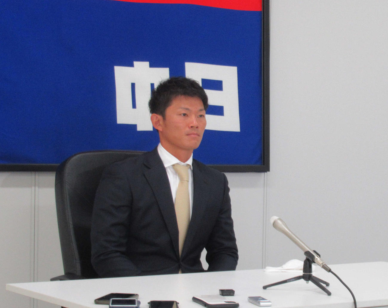 現状維持で契約を更改した中日大野奨