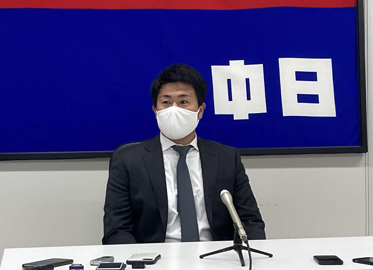 契約更改で今季12球団初となる保留をした中日木下拓