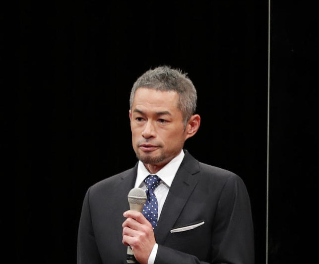 第73回新聞大会で講演するイチロー氏（撮影・前田充）