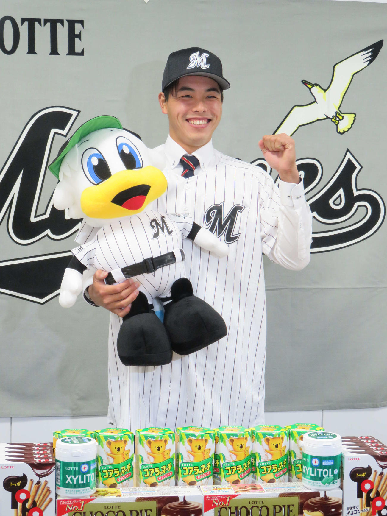 ロッテと契約合意したドラフト3位の国学院大・小川
