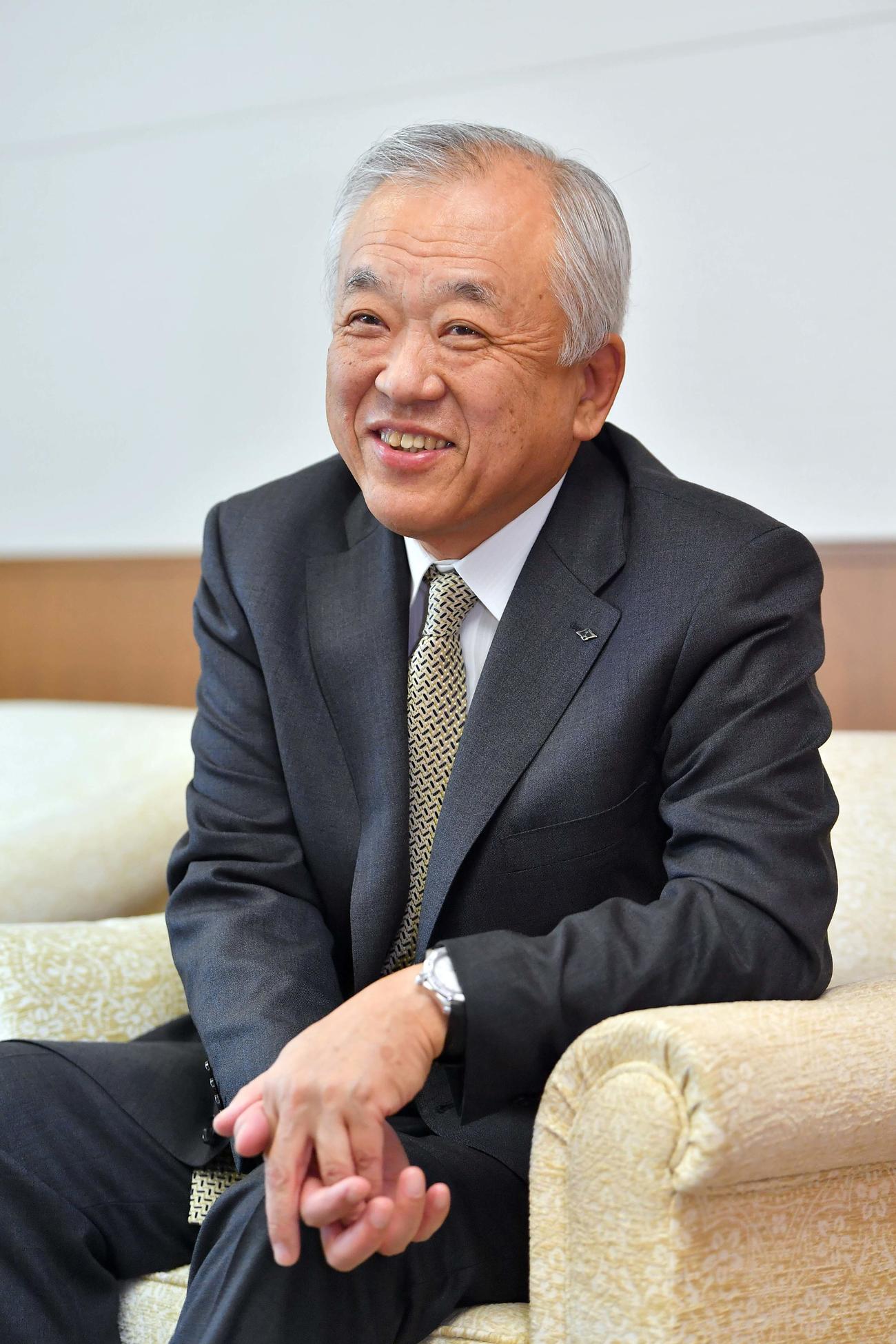 阪神タイガース藤原崇起オーナー兼社長（2019年12月11日撮影）