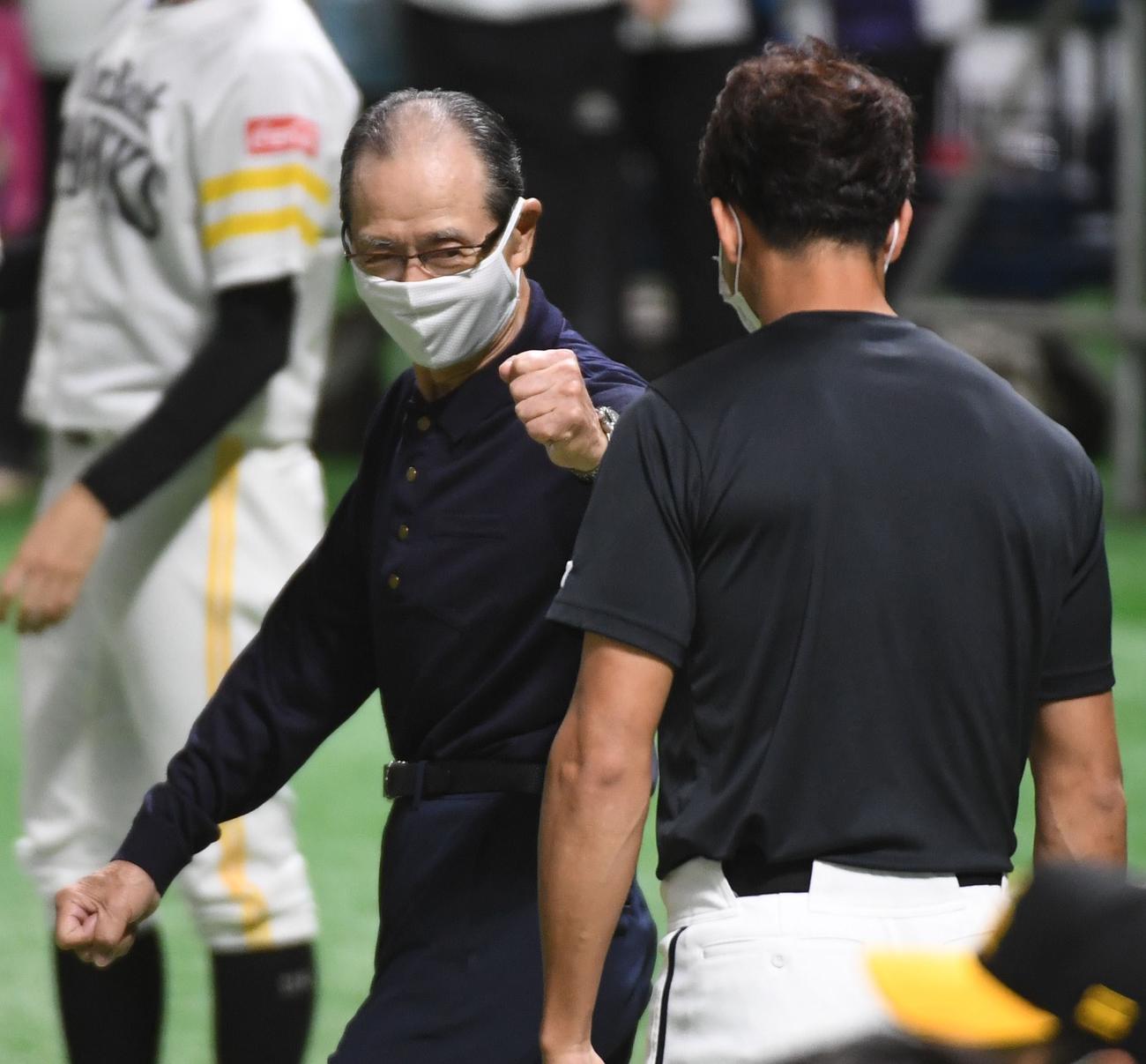 王貞治ソフトバンク球団会長（2020年10月9日撮影）