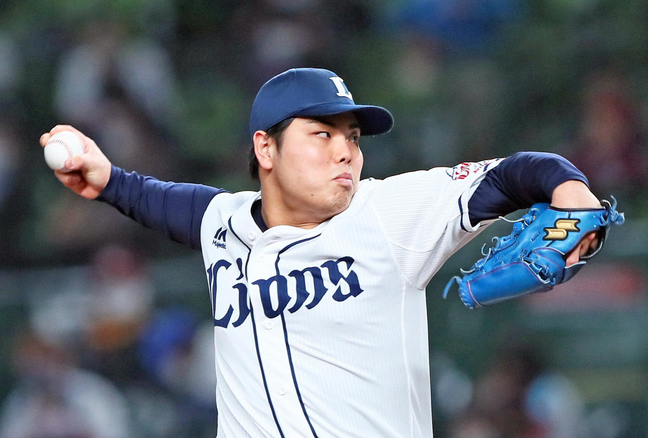 西武平良海馬（2020年10月28日撮影）