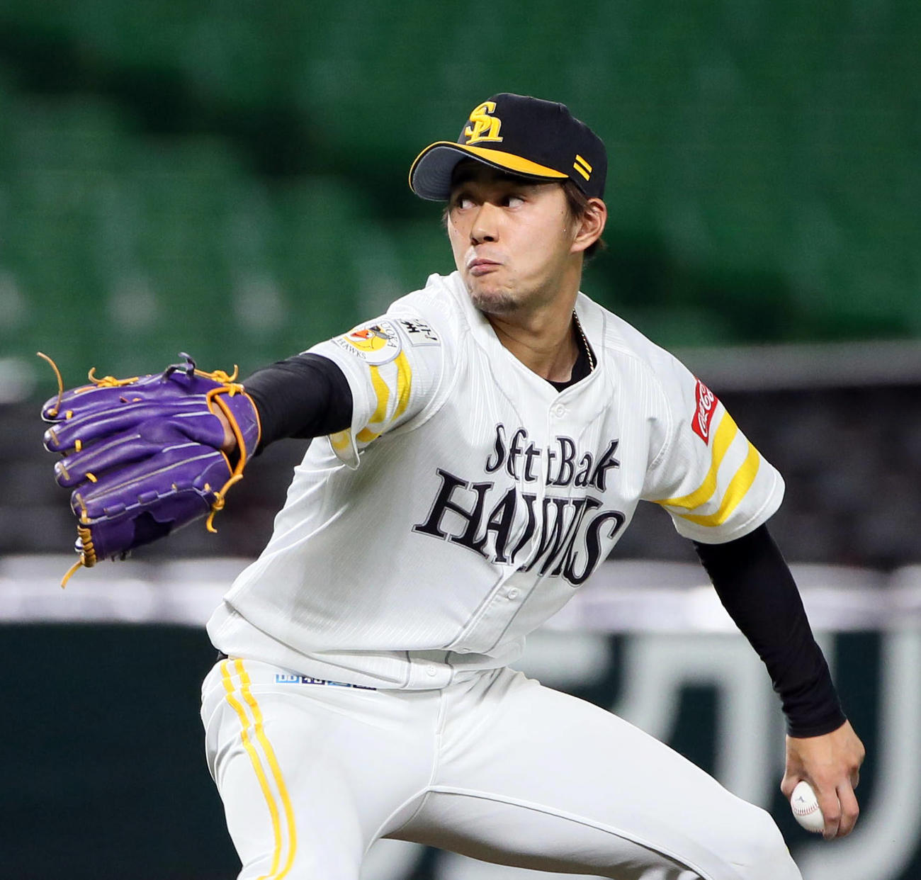 ソフトバンク古谷（3月10日撮影）