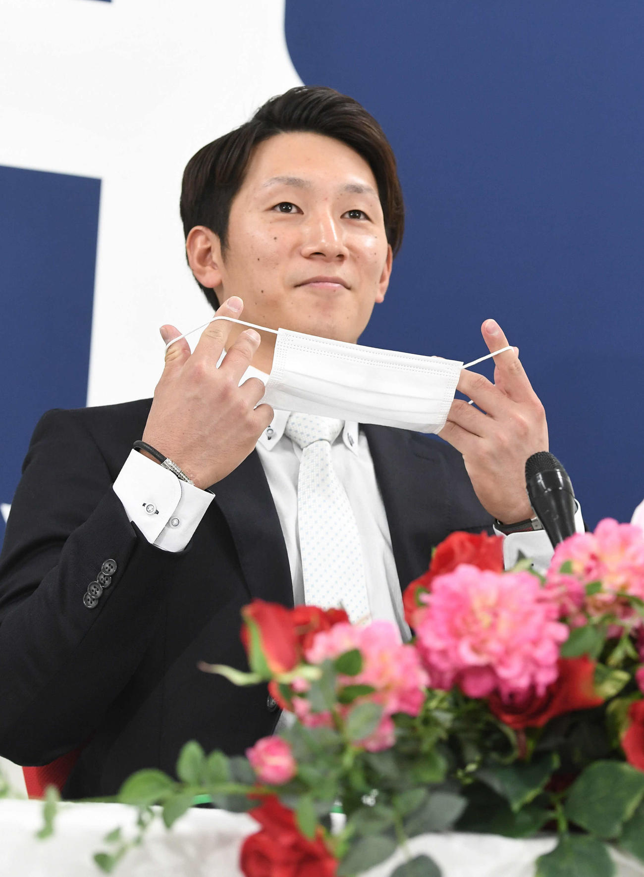 術後の経過も順調な西川は、500万減ながら笑顔で契約を更改した