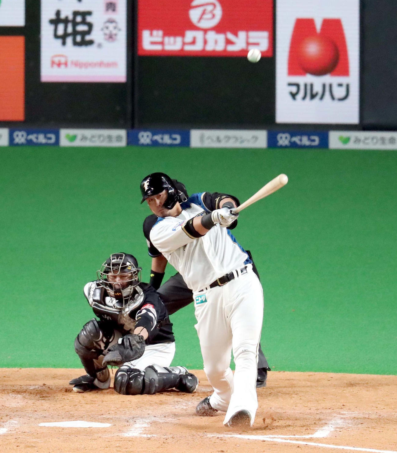 日本ハム中田翔（2020年10月22日撮影）