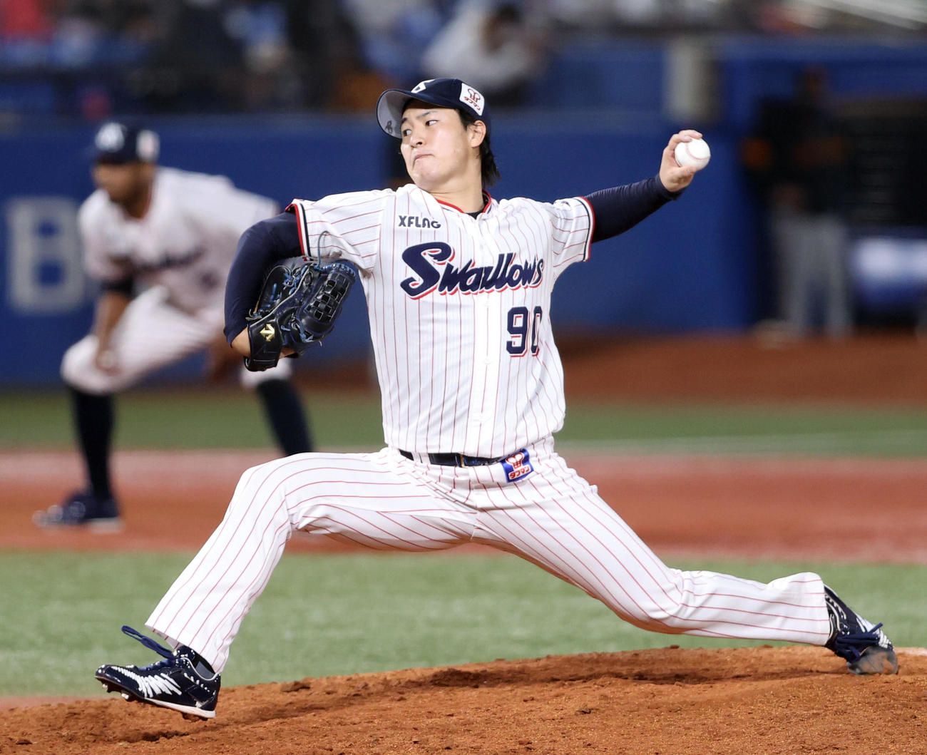 ヤクルト長谷川宙輝（2020年10月21日撮影）