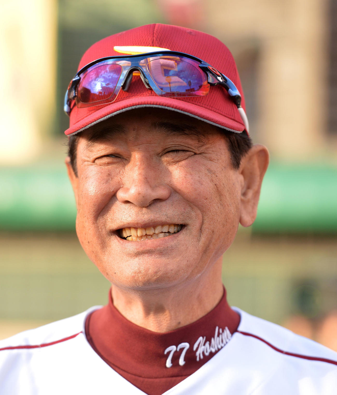 楽天監督当時の星野仙一さん（14年10月7日撮影）