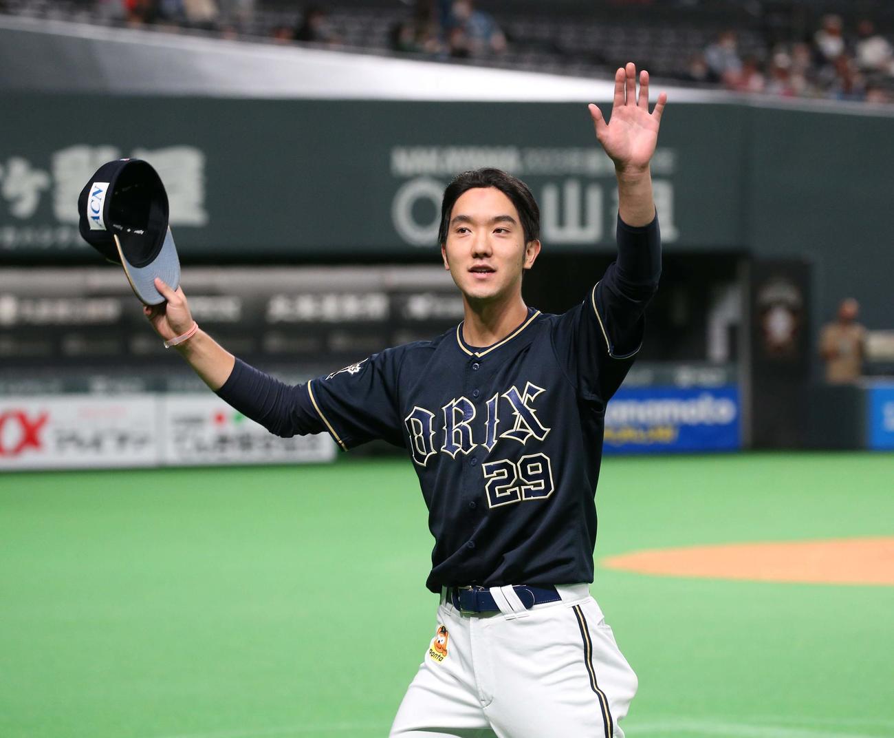 オリックス田嶋（20年10月9日撮影）