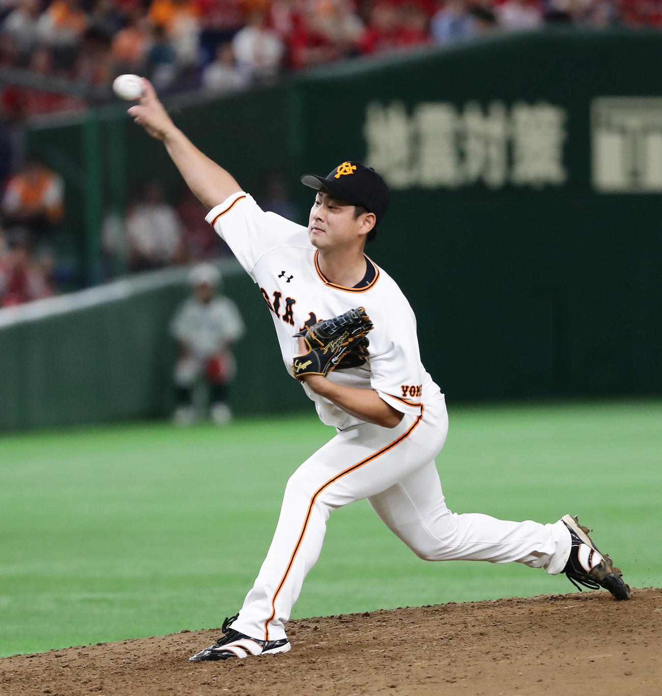 巨人の谷岡竜平（2018年7月8日撮影）