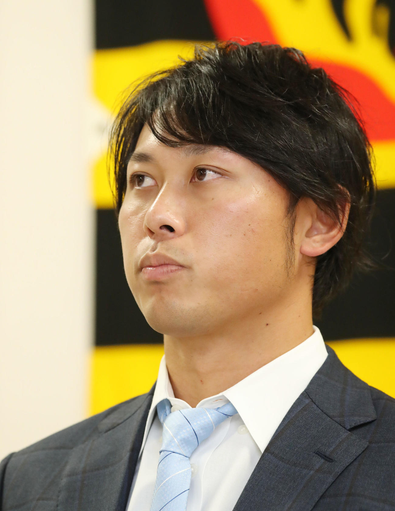 ダウン提示で契約を更改した高山（撮影・加藤哉）