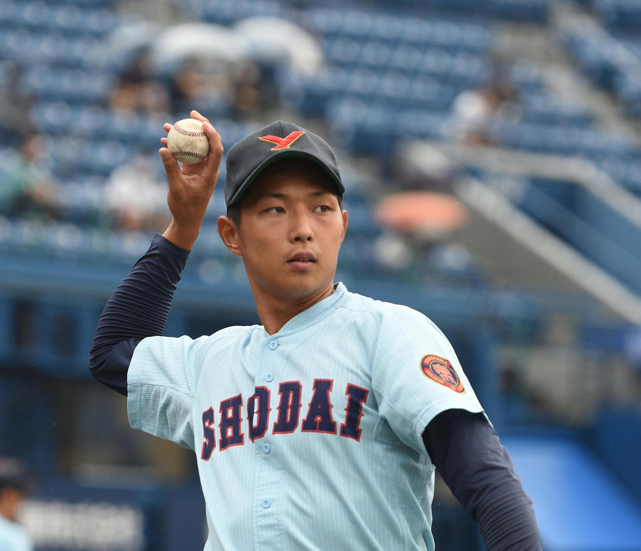 横浜商科大・飯田琉斗投手（2020年9月22日）