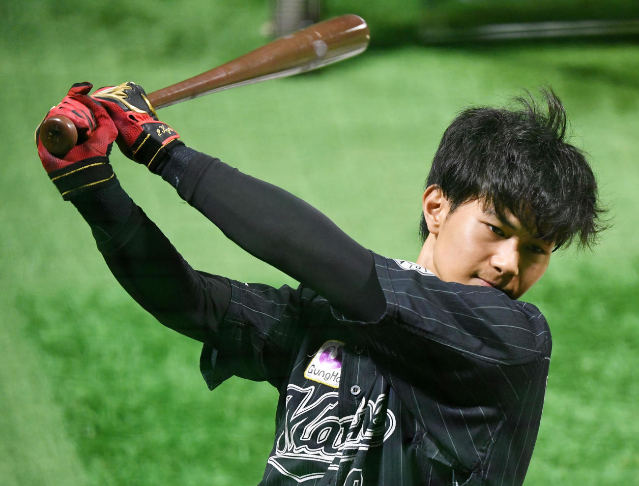 ロッテ藤原恭大（2020年11月13日撮影）