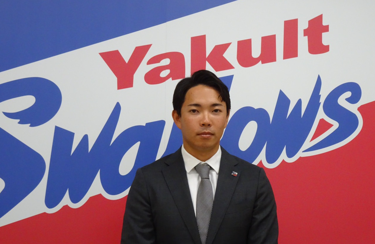 契約更改に臨んだヤクルト星（代表撮影）