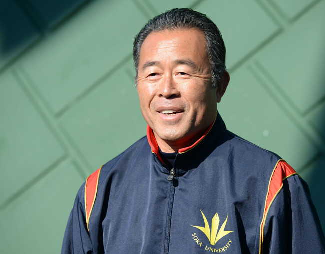 創価大・岸監督（2016年1月撮影）