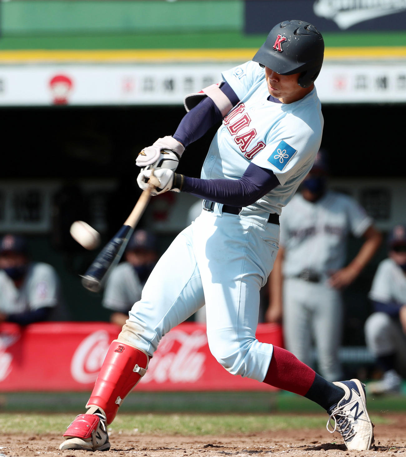 10月12日、立命大戦で通算13号を放った近大・佐藤輝明