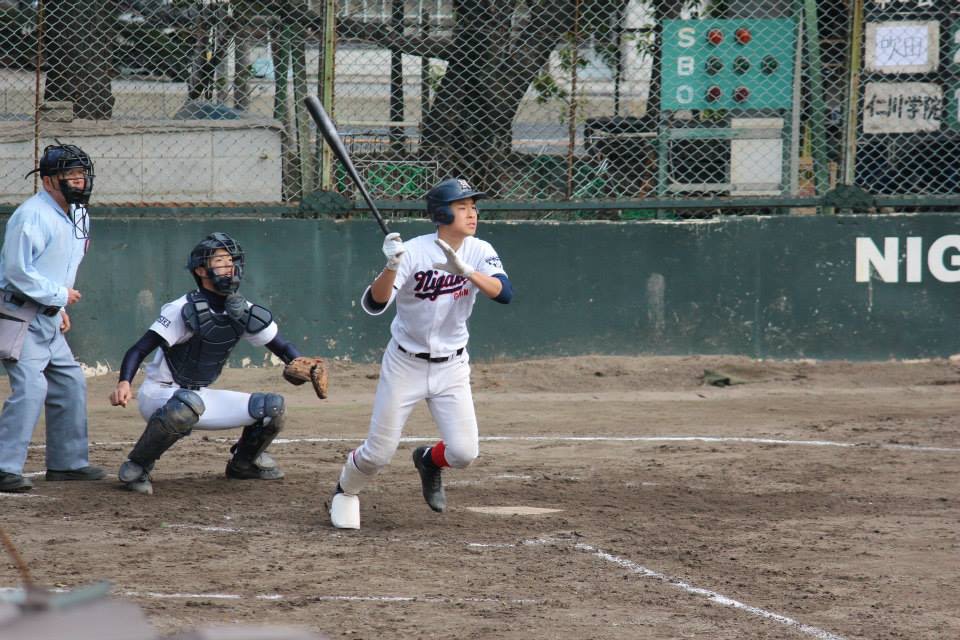 仁川学院時代の佐藤輝