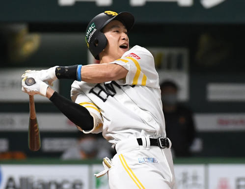 ソフトバンク柳田悠岐（2020年11月24日撮影）