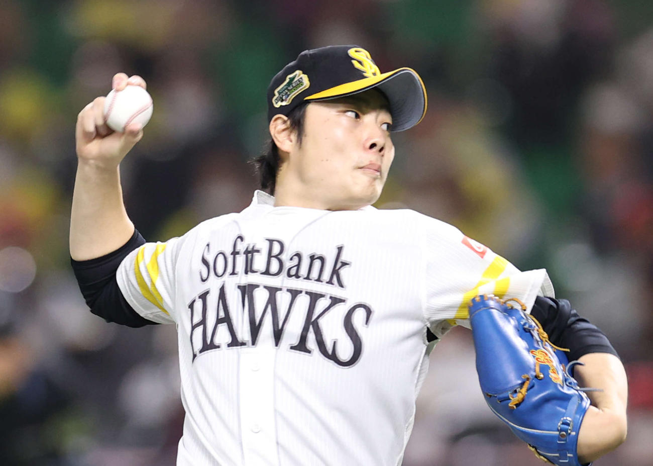 ソフトバンク松本裕樹（2020年11月25日撮影）