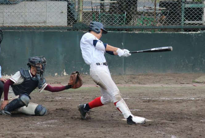 仁川学院時代の佐藤輝（家族提供）