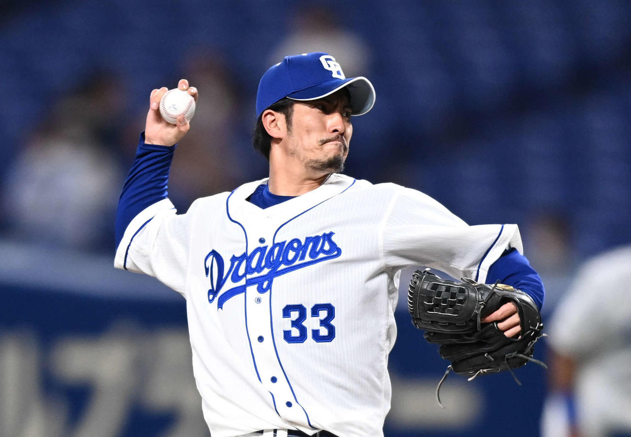 中日祖父江大輔（2020年10月12日撮影）