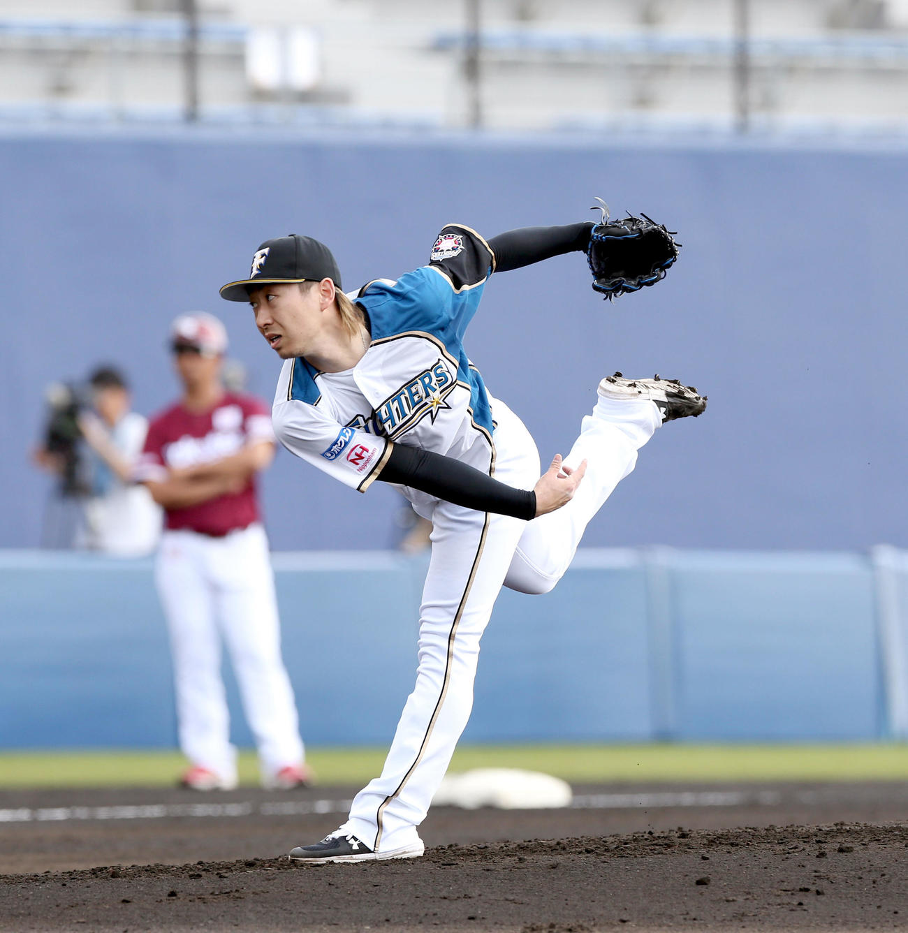 日本ハム金子（20年2月13日撮影）
