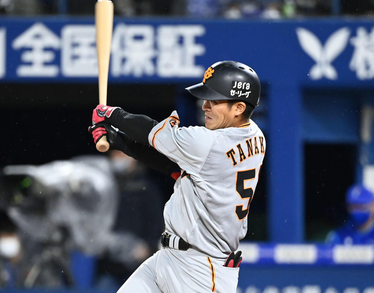 巨人田中俊太（2020年10月16日撮影）