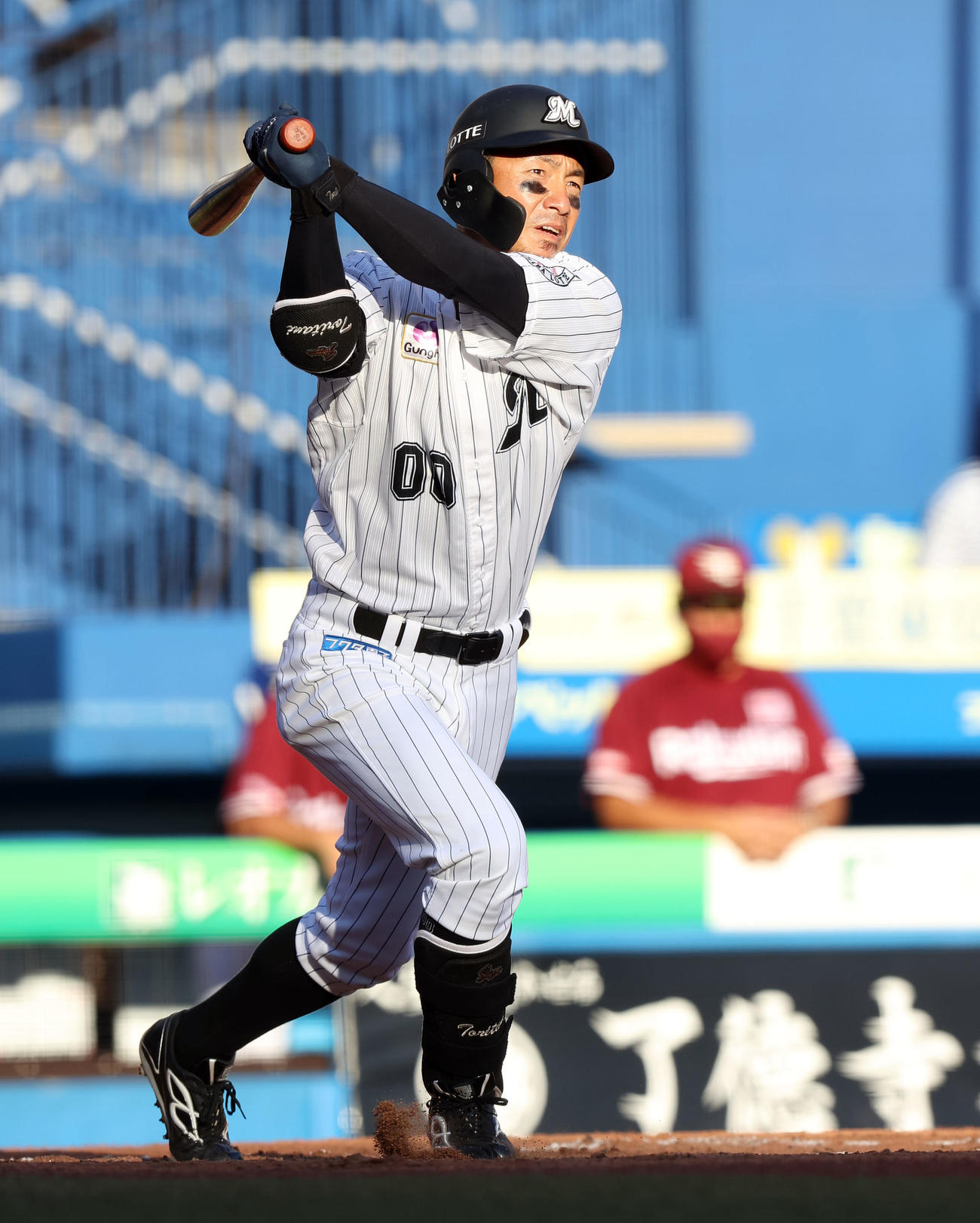 ロッテ鳥谷敬（2020年8月2日撮影）