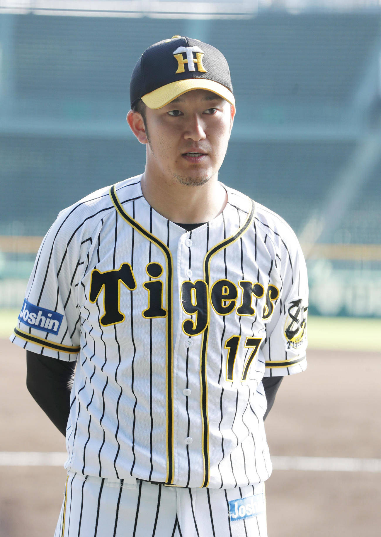 阪神岩貞祐太（2020年11月29日撮影）