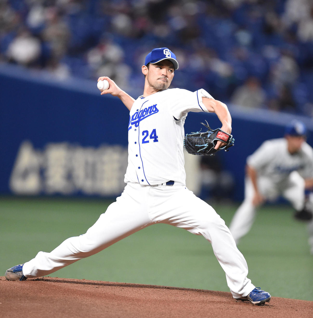 中日福谷浩司（2020年11月3日撮影）