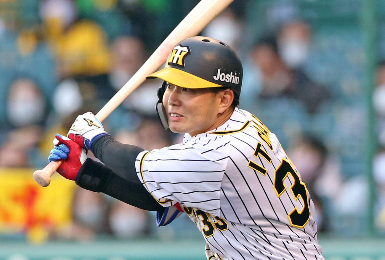 阪神糸原健斗（2020年11月3日撮影）