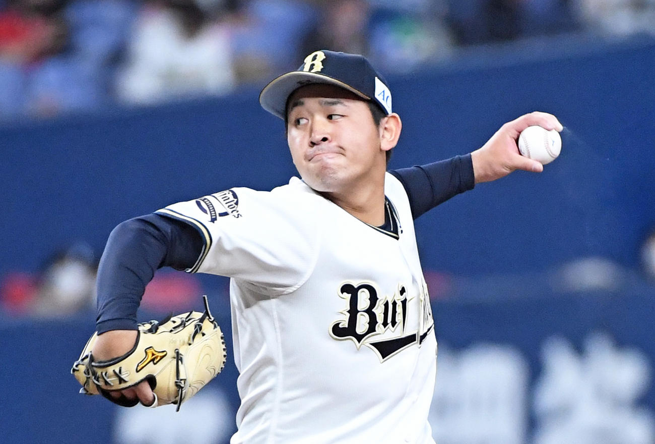 オリックス宮城大弥（2020年11月6日撮影）
