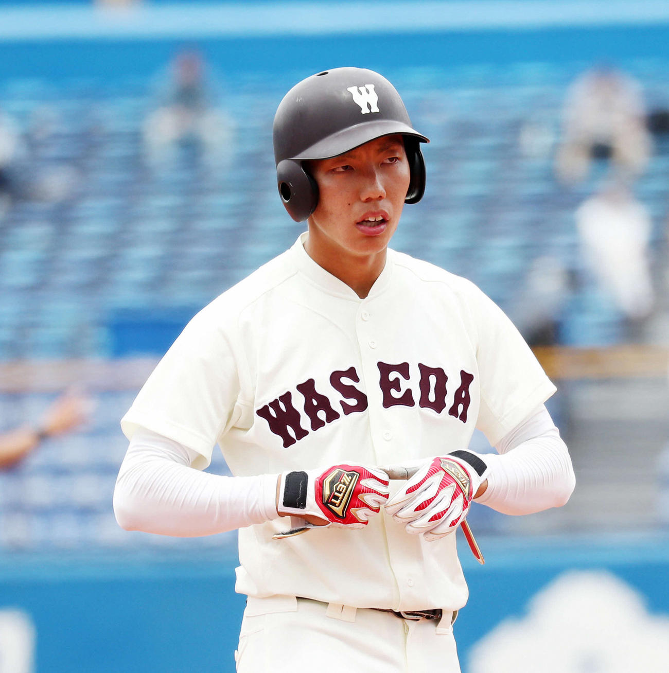 早大・丸山壮史（18年4月撮影）
