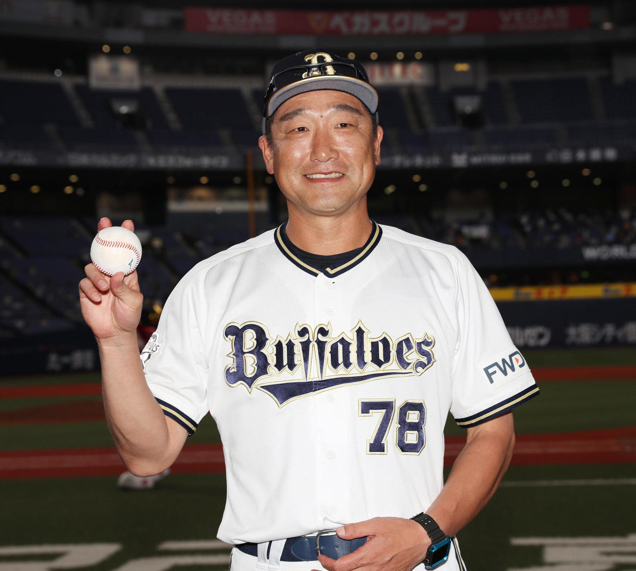 オリックス中嶋聡監督（2020年8月21日撮影）