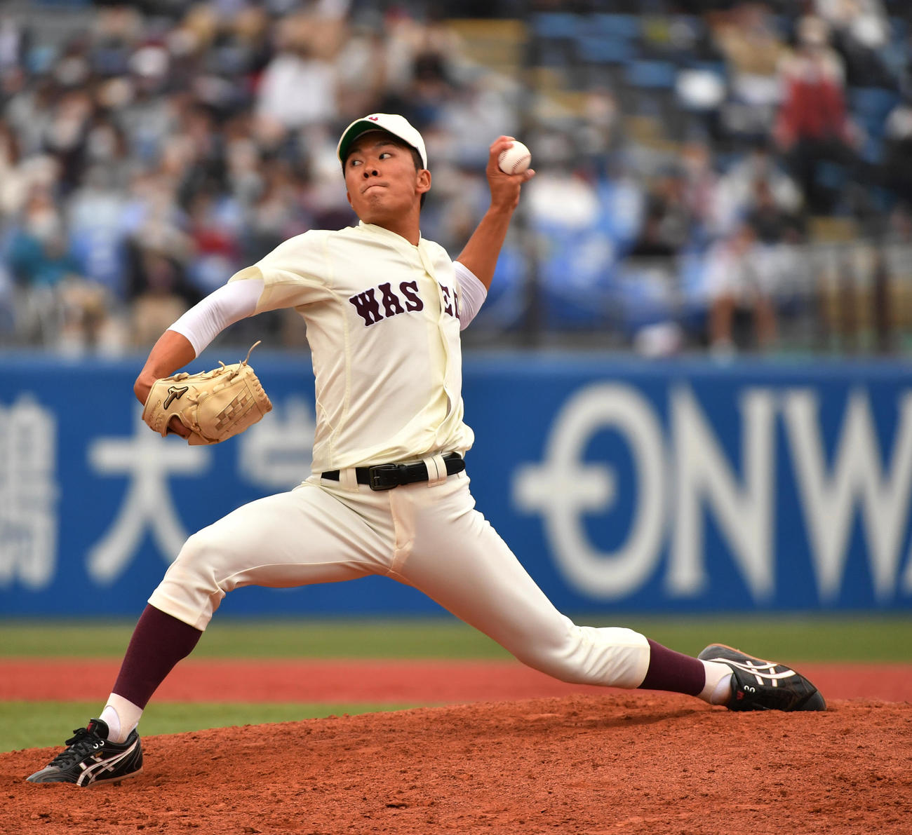 楽天ドラフト1位の早大・早川（2020年11月8日撮影）