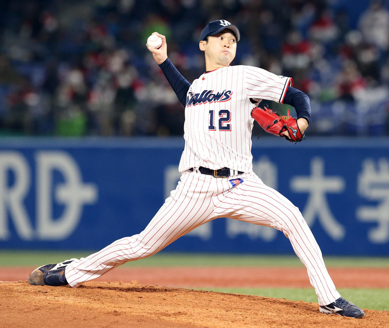 ヤクルト石山泰稚（2020年10月21日撮影）