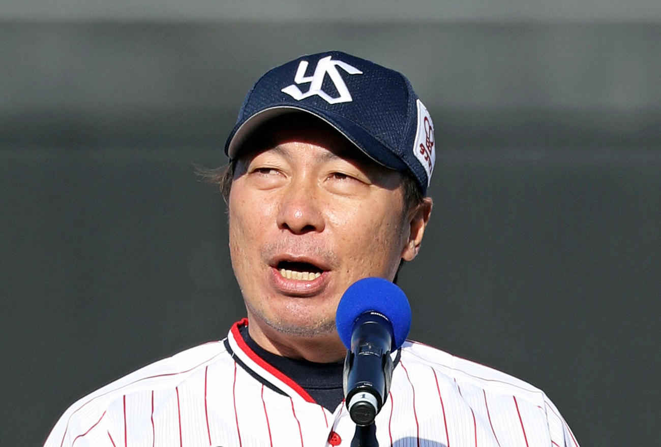 ヤクルト高津臣吾監督（2020年12月6日撮影）