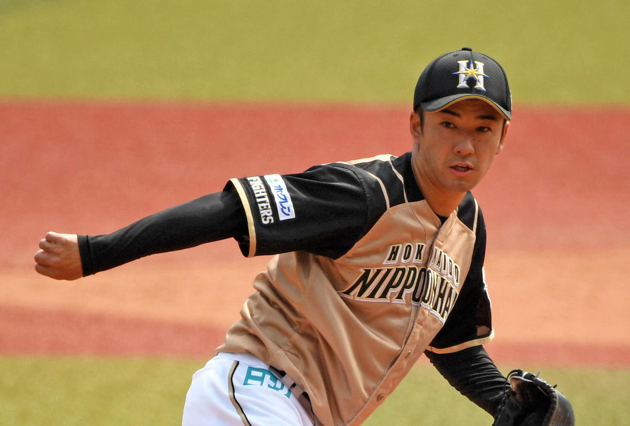 日本ハム斎藤佑樹（2020年6月4日撮影）