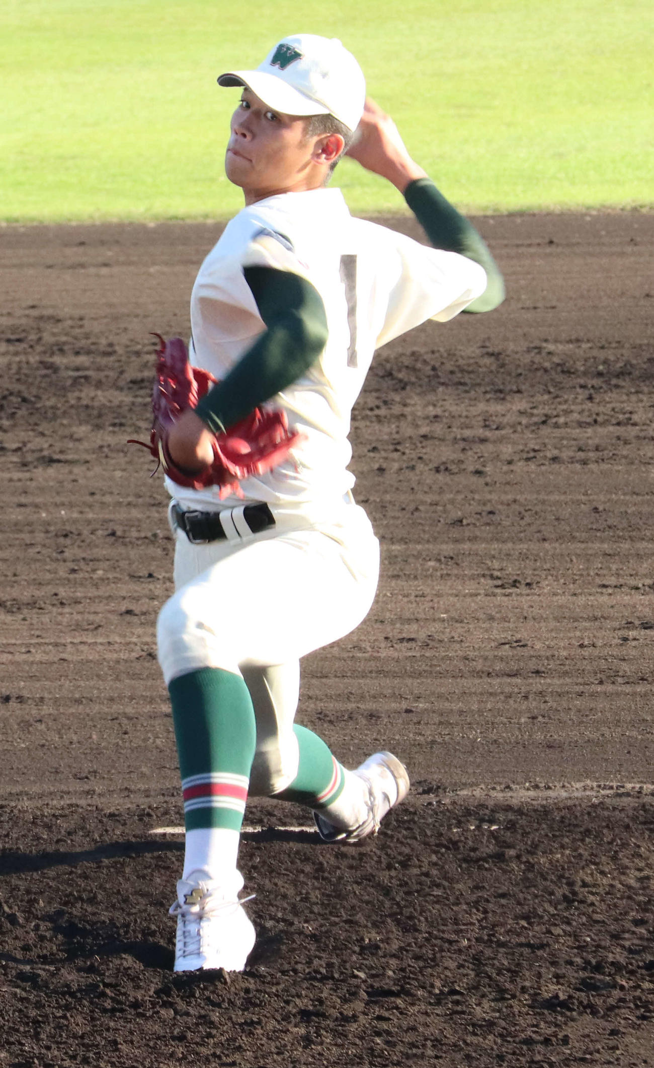 市和歌山・小園健太投手（20年10月撮影）