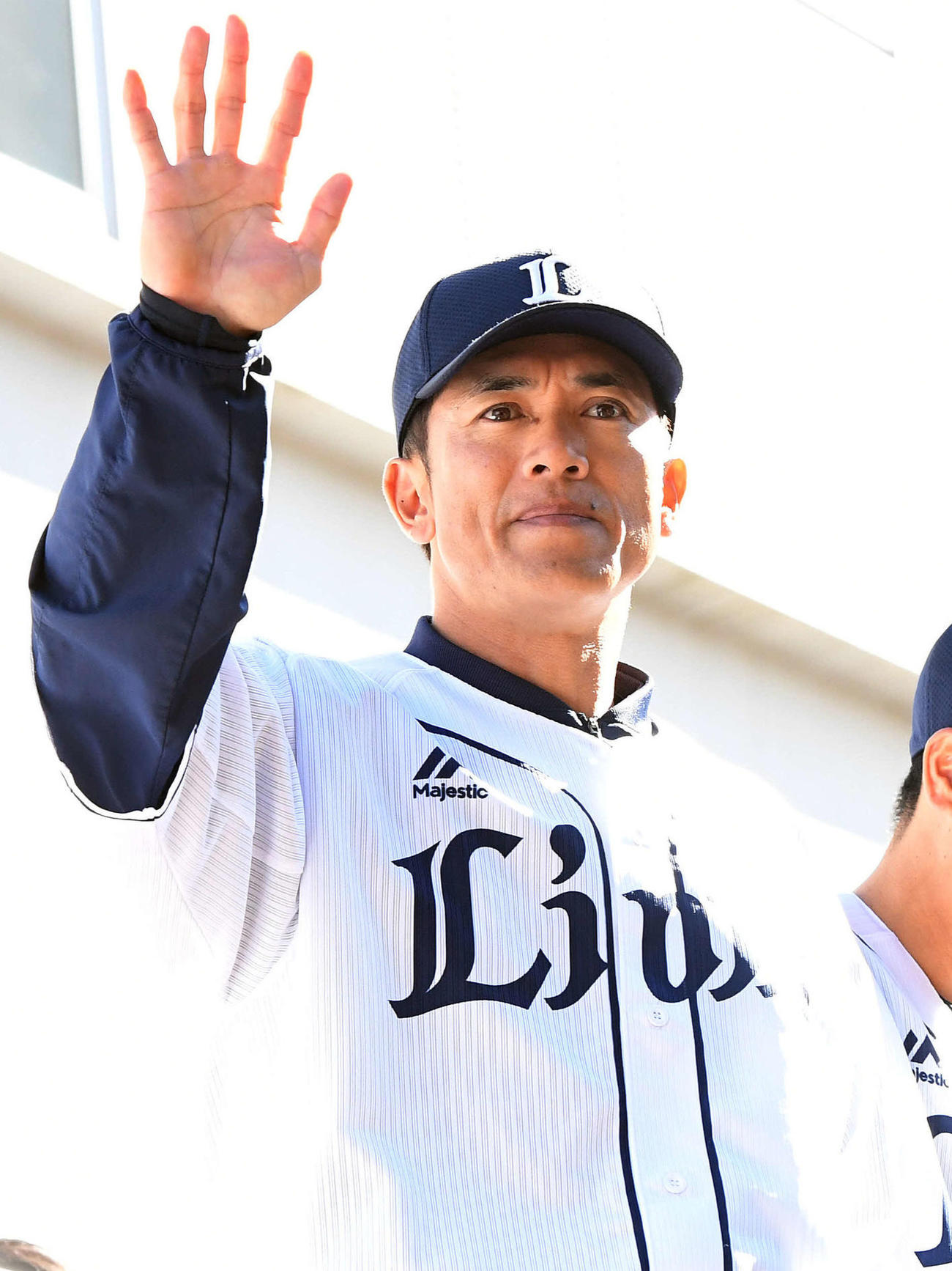 西武松井2軍監督（18年11月23日撮影）
