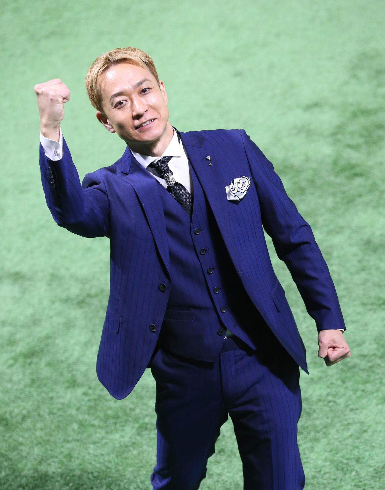 代役スタジアムDJのトッシー兄さん（2020年11月24日撮影）