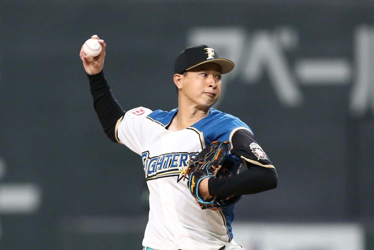 日本ハム村田透（2020年11月1日撮影）
