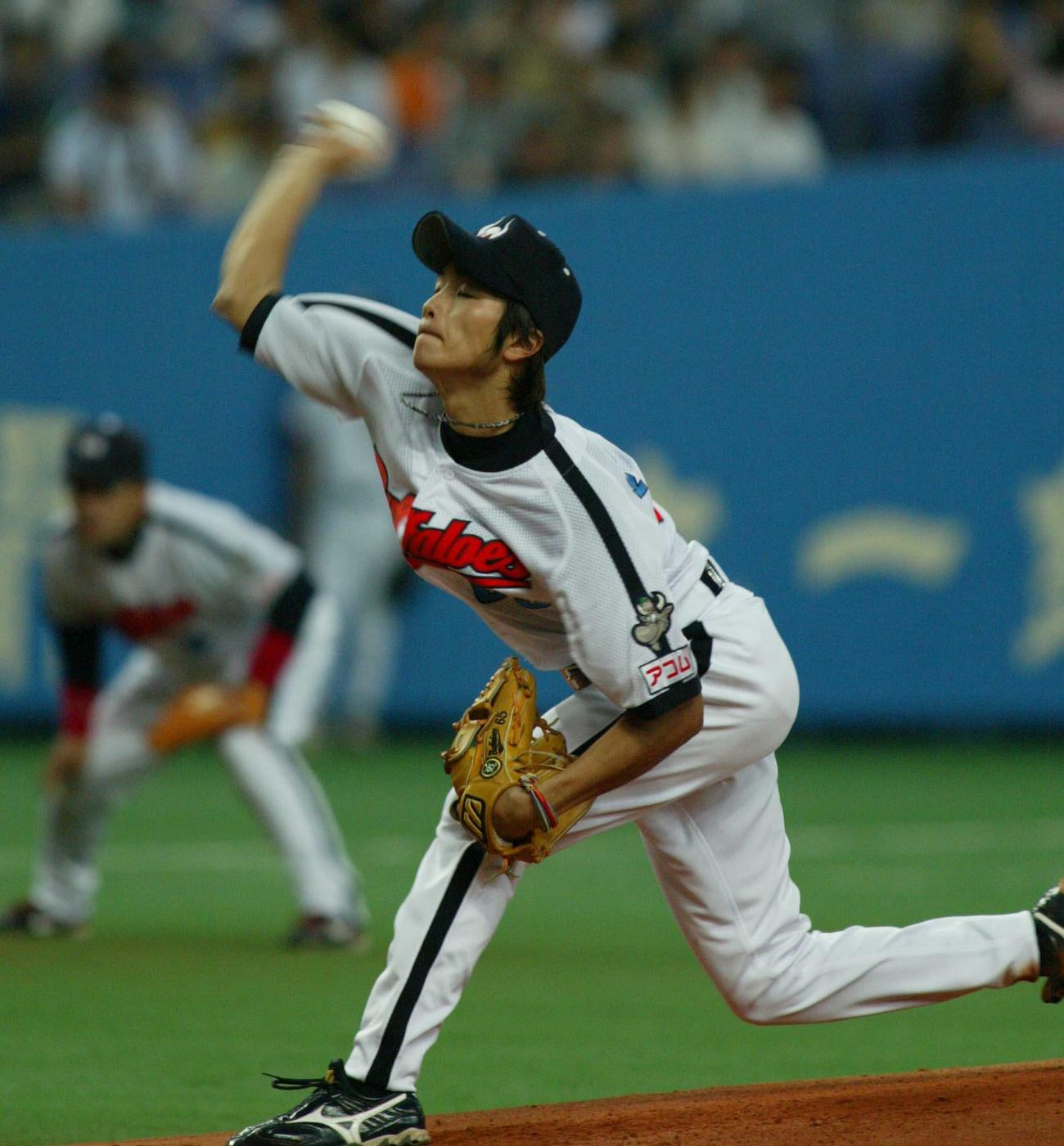 近鉄時代の近藤一樹（2004年9月20日撮影）